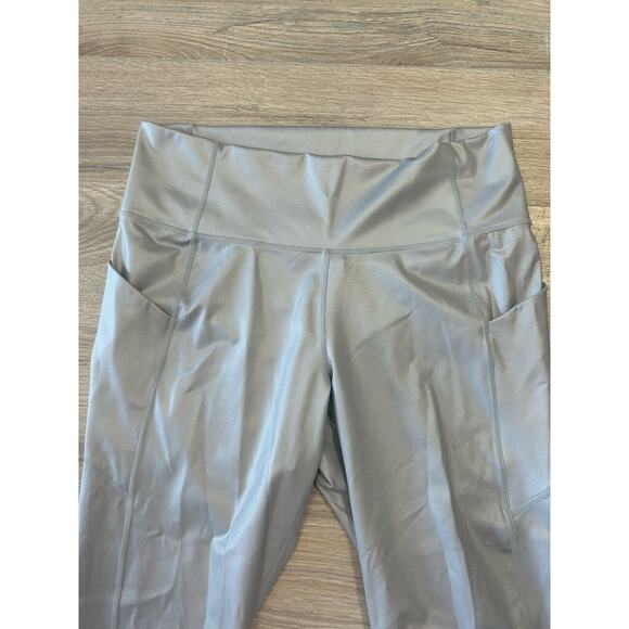 Fabletics Oasis PureLuxe High Waisted Leggings Women's Size XL NWT Silver - Picture 2 of 6